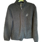 Boxercraft Womens Large L Sherpa Fleece Jacket Full Zip Black Cozy Photo 0