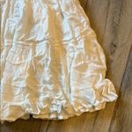 Princess Polly Cream Ruffled Skater Skirt Photo 3