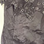 Scott McClintock vintage bedazzled jacquard goth pencil dress Black Size 10 Photo 2