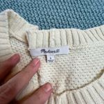 Madewell Sweater Womens Size Small Long Sleeve Sweater Pullover Ivory EUC Photo 3