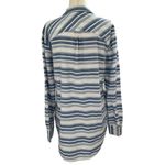 A New Day  Women Size Medium Button Down Shirt Striped Cotton 6-389 Photo 2