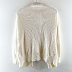 J.Crew  Cotton Blend Long Sleeve V Neck Knit Cardigan Sweater Cream XS Photo 4