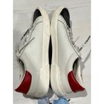 Vintage Havana  White Star Glitter Sneakers Red Accent Lace Up Shoes‎ Photo 4