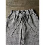 Joe Benbasset Joe B Women's Black‎ Red Plaid  Paper Waist Ankle Dress Pants  Size Medium Photo 1