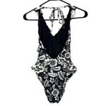 Anthropologie Maeve Ruffled Plunge One Piece Swimsuit Sz XS Photo 2