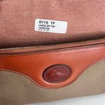 Dooney & Bourke Vintage  Taupe Pebble Leather ‘Large Zip Top’ Crossbody Bag Photo 10