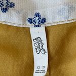 Free People  Yellow Mustard Santa Cruz Kimono Mini Dress Photo 9