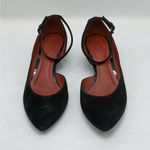 Bottega Veneta  Italian Suede Shoes Womens 37.5 (US 7.5) Black Wedge Heel Casual Photo 1