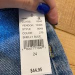 PacSun NWT  size 24 or 0 denim distressed mini skirt blue country concert western Photo 3