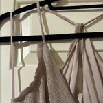 EXPRESS Shimmering Metallic Dress with Strappy Back Photo 4