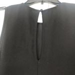 Top Shop womens sleeveless keyhole back side slits mini dress black 6 Photo 2