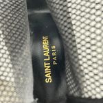 Saint Laurent  Oxalis 115mm Mesh Pointed Toe Ankle Boots Black Size 37 Photo 11