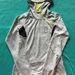 Mondetta Full Zip Up Long Sleeve Gray/ Yellow Hooded Jacket Women's Size Small Photo 0