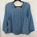 Madewell  Square Neck Denim Top Photo 1
