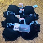 No Boundaries Set of 3  / Women's Black Lace Push Up Bras Photo 0
