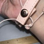 Set of Two Blush Color Leather Bracelets Pink Photo 3
