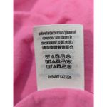 PINK - Victoria's Secret VS Pink Top‎ Woman's XS Pink Cropped Raw Hem Oversized Retro Y2K 90'S Barbiecore Photo 8