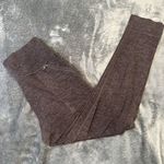 Aerie OFFLINE By  The Hugger Hi-Rise Leggings Heathered Maroon Zipper Pockets Med Photo 0