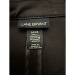 Lane Bryant  Womens Blazer Jacket Brown 26 28 One Button Career Office Photo 2