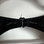 Victoria's Secret NWT VICTORIA’S SECRET Black Crushed Velvet Bodysuit Women’s M/L long sleeve sexy Photo 7