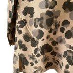 Democracy  lightweight sweater in tan and gray cheetah print, size small, NWT $78 Photo 2