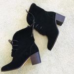 Splendid Cute suede leather boots with faux fur trim 🌦🌦 Photo 0