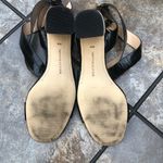 Tommy Hilfiger Sadah Black Gold Leather Strappy Reptile Block Heel Sandal 9.5 Photo 9