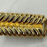 Vintage Gay Boyer Gold Silver Tone 2 Piece Interlocking Belt Buckle ✨ Photo 2