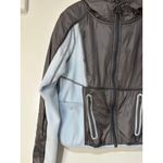 Free People  Go The Distance Fleece Jacket Powder Blue Grey Size Small NWT Active Photo 3