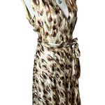 Jones New York  Vintage Silk Blend Textured Lined Midi Dress Sz 8 Y2K Mob Wife Photo 1