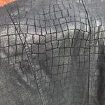 Neiman Marcus  Exclusive Reptile Embossed Leather Peplum Jacket Women’s size 6 Photo 8