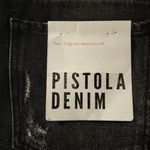 Pistola NEW  Size 29 Nova Relaxed High Rise Cut Off Denim Jean Shorts Black Photo 3