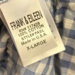 Frank & Eileen  Barry Sand‎ and Blue Check Shirt XL Photo 5