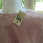 New Decoded Leather Blush Pink Women’s Poncho Size L Photo 3