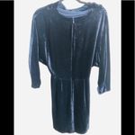 ALC Frank A.L.C Marin Navy Velvet mini dress Photo 6