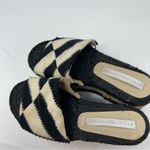 Stella McCartney  espadrille platform black and white slide sandals 35 Photo 5