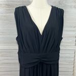 Fashion Bug  Sheath Dress V Neck Black-20 Photo 1