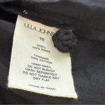 Ulla Johnson  Handmade Kai Ramie black flounce Goth feminine blouse 10 Photo 13