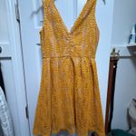 Lulus Lulu’s yellow lace dress Photo 2