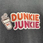 GRAY Hoodie Medium Dunkie Junkie Long Sleeve Pullover Hoodie Photo 3