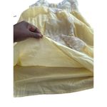 Vintage Baby Doll Dress Yellow Lace Trim Spaghetti Strap Coquette Romantic READ Size undefined Photo 11