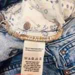 We The Free free people distressed raw hem hole straight leg jeans button fly sz 27 Photo 5