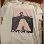 Gildan Harry Styles Mint Colored Love On Tour 2021 T-shirt Tee Size Medium Photo 3