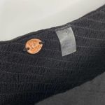 Free People  Draped One Shoulder Crop Top Black Womens Size Large Photo 3