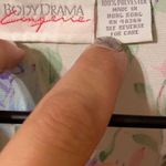 Vintage 90s Body Drama Lingerie floral garden silky short robe, size medium Photo 5