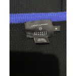 barney's new york Leroy & Perry  Wool Blend Open Front Black Striped Duster M Photo 3