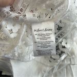 For Love & Lemons  Dress Lovebird Lace Midi White Neutral Bridal Vacation Casual Photo 13