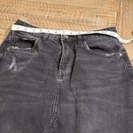 ZARA  denim maxi  skirt gray/black size S Photo 1