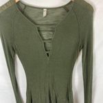 Free People Bae Bae Top in Green Size XS Photo 2