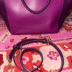 Vera Bradley  Plum Wildwood Leather Purse(RETIRED) Photo 3